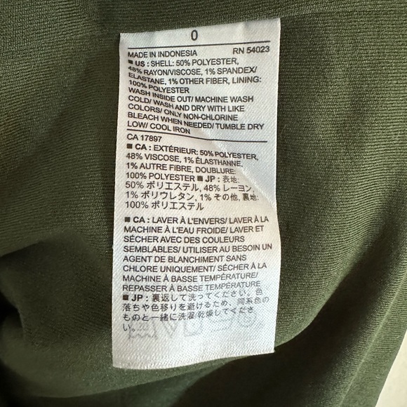 Banana Republic Women’s Classic Grey Stretch Boucle Tweed Sheath Dress Size 0 - Picture 4 of 9